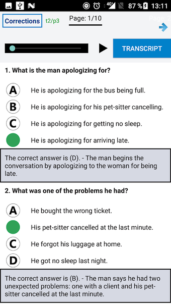 26 Listening Prep - TOEIC Test 2020 corrected