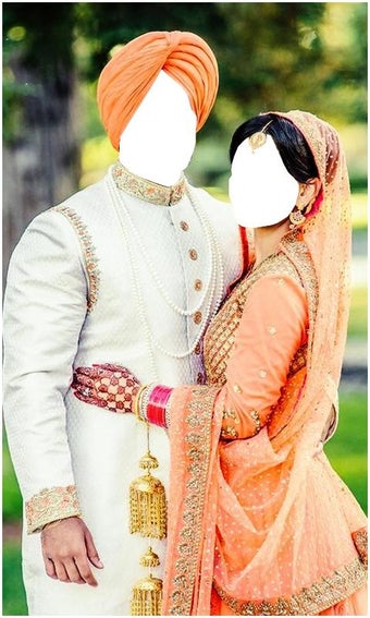 Couple Punjabi Wedding Frames