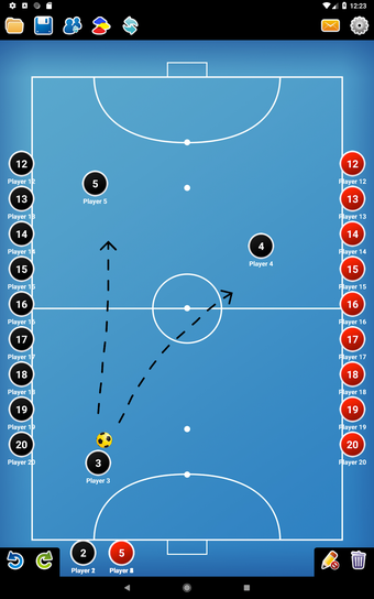 Coach Tactic Board: Futsal