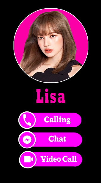 Lisa Kpop BLackpink Video Call  chat Images 1