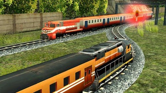 Immagine 3 per Train Racing Games 3D 2 P…