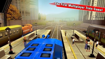 Immagine 3 per Train Racing Games 3D 2 P…