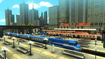 Immagine 4 per Train Racing Games 3D 2 P…