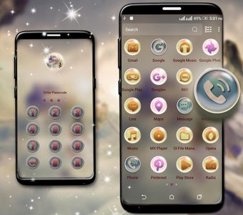 Fantasy Angel Launcher Theme