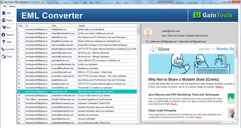 Obraz 0 dla GainTools EML Converter