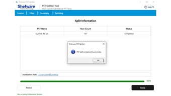 Image 0 pour Shefware PST Split Tool