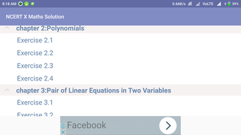 Immagine 0 per 10th Maths NCERT Solution