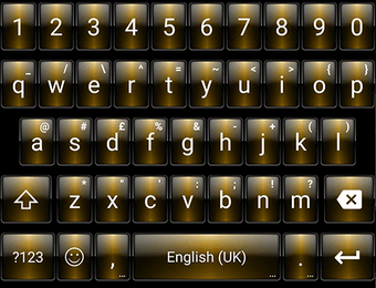 Emoji Keyboard Dusk Gold …的第0张图片