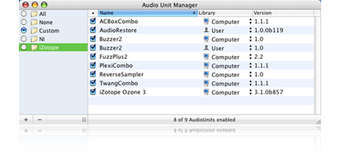 Obraz 0 dla Audio Unit Manager