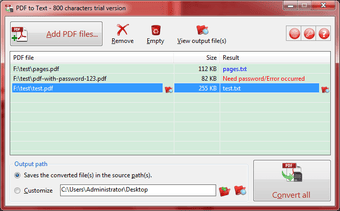 Imagen 0 para PDF to Text
