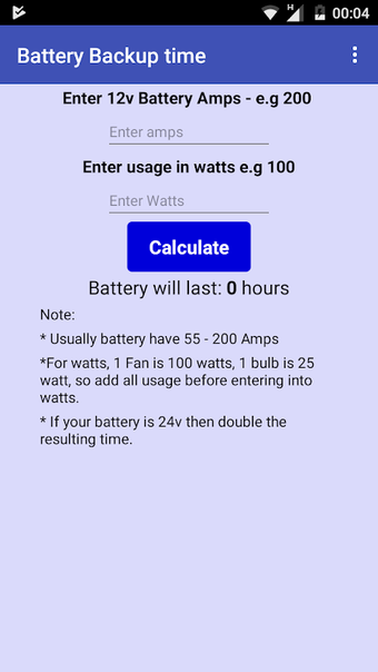 UPS Battery Backup Time C…の画像0