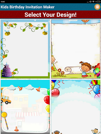 Image 0 pour Kids Birthday Invitation …