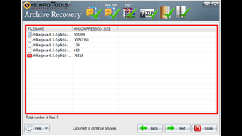 Image 0 for SysInfo Archive Recovery …
