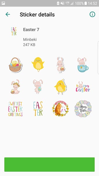 Easter Stickers for Chat