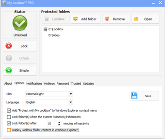 My Lockbox for Windows
