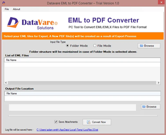 Obraz 0 dla DataVare EML to PDF Conve…