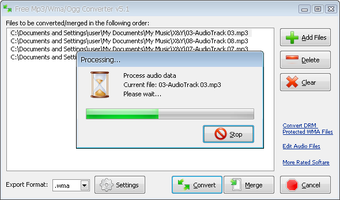 Free Mp3/Wma/Ogg Converter