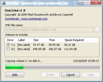 Image 2 for Disk2vhd