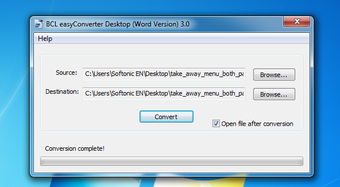 Image 1 pour BCL easyConverter Desktop