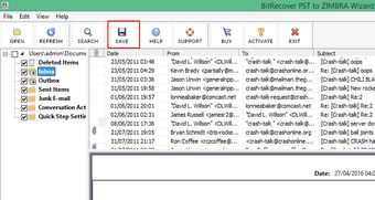 Obraz 0 dla PST to Zimbra Wizard