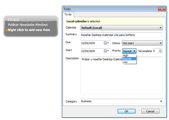 Image 1 for Desktop iCalendar Lite