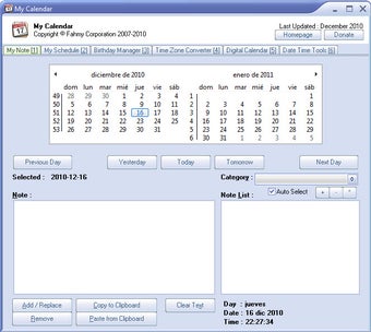 Download My Calendar 2016 4 for Windows Filehippo com