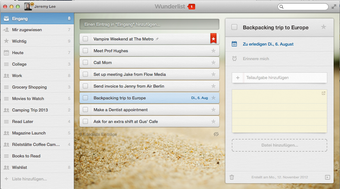 Wunderlist for Mac的第0张图片