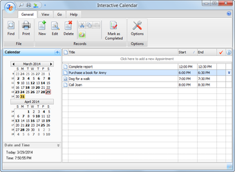Obraz 2 dla Interactive Calendar
