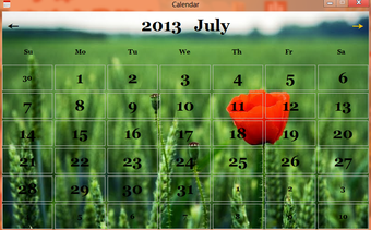 Obraz 3 dla Calendar
