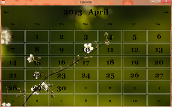 Obraz 6 dla Calendar