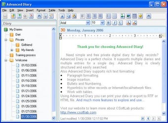 Obraz 0 dla Advanced Diary
