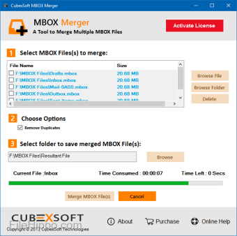 CubexSoft MBOX Merger