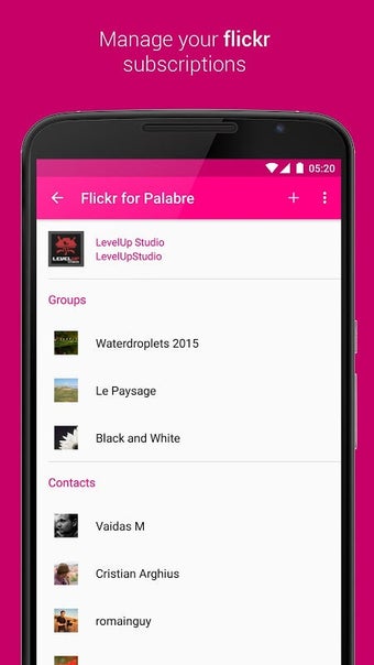 Image 0 pour Palabre for Flickr