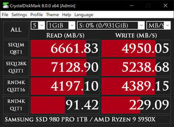 CrystalDiskMarkの画像5