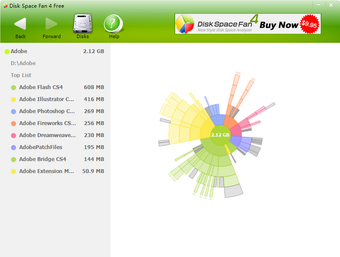 Disk Space Fan