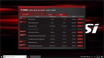 MSI Driver & App Center