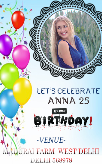 Image 0 for birthday invitation card …