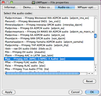 UMPlayer for Mac的第5张图片