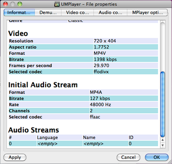 UMPlayer for Mac的第3张图片