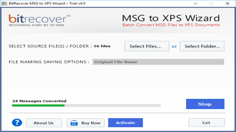 Obraz 0 dla BitRecover MSG to XPS Wiz…