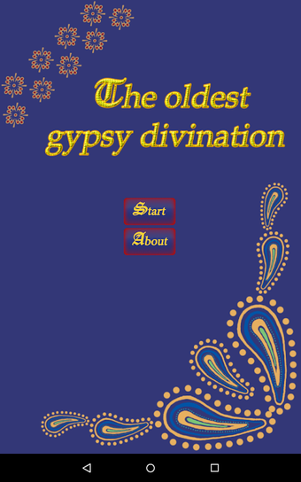 The oldest gypsy divination