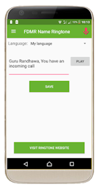 FDMR - Name Ringtones Maker App