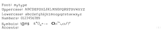Bild 0 für My type of font