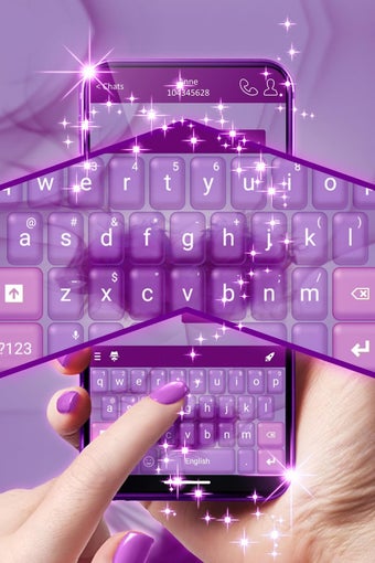 Keyboard Purple