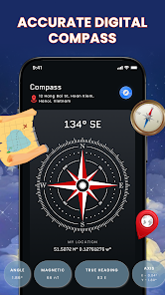 Obraz 0 dla Compass: North  Qibla Fin…