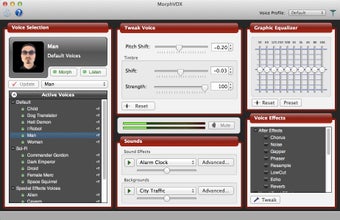 Image 1 pour MorphVOX Mac