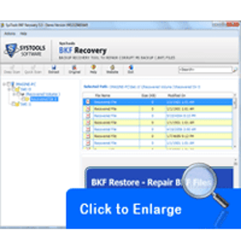 Image 0 for Corrupt MS BKF Recovery