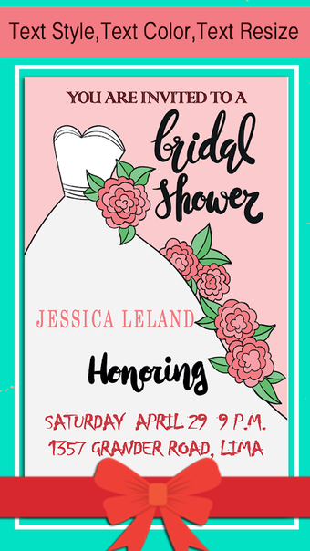Obraz 0 dla Bridal Shower Invitation