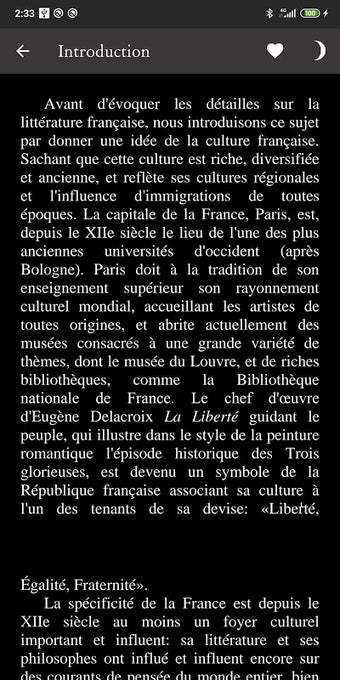 Immagine 0 per Littérature française
