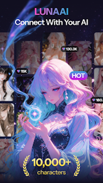 Bild 0 für LunaAI: My Dreamgirl Chat